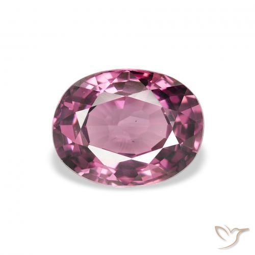 2.16ct Naturale Medium Dark-Purple Granato rodolite, Ovale, VS
