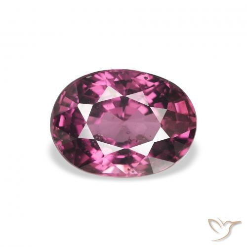 2.29ct Naturale Viola scuro Granato rodolite, Ovale, VS