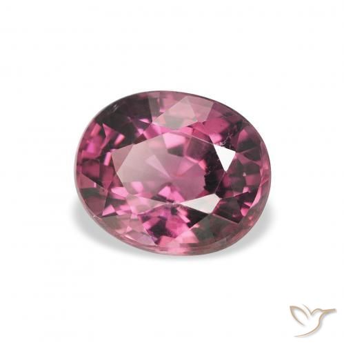 Granato rodolite Rosa Bacca Viola naturale da 2.02 ct, Ovale, VS