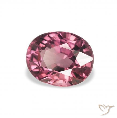 Granato rodolite Rosa Bacca Viola naturale da 2.02 ct, Ovale, VS