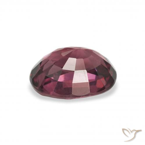 Granato rodolite Viola rossastro naturale da 2.23 ct, Ovale, VS