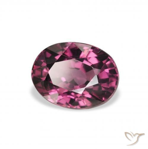 Granato rodolite Viola medio naturale da 2.28 ct, Ovale, VS
