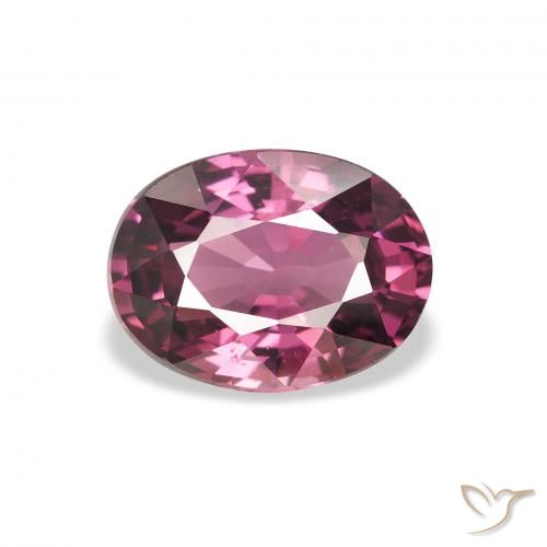 2.00ct Naturale Magenta-Rosa Granato rodolite, Ovale, VS