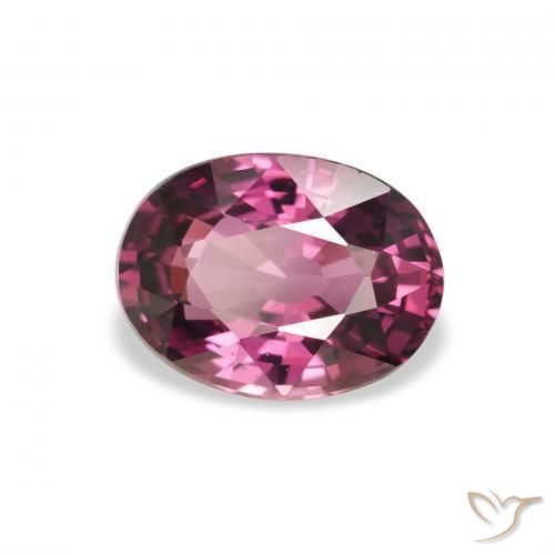 Granato rodolite Magenta-Rosa naturale da 2.00 ct, Ovale, VS