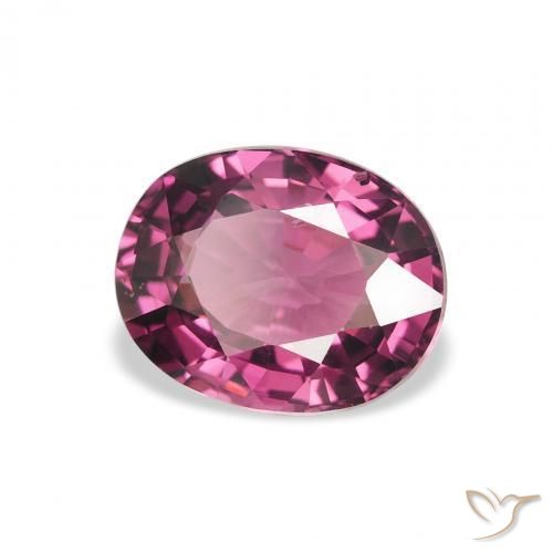 Granato rodolite Magenta-Rosa naturale da 2.47 ct, Ovale, VS