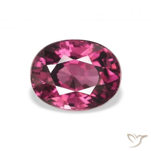 2.63ct Naturale Viola medio Granato rodolite, Ovale, VS