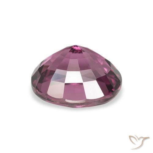 Granato rodolite Rosa Bacca Viola naturale da 2.56 ct, Ovale, VS