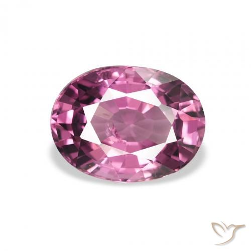 2.40ct Naturale Viola intenso Granato rodolite, Ovale, VS