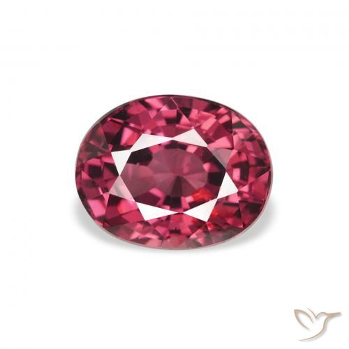2.29ct Naturale Viola medio Granato rodolite, Ovale, VS