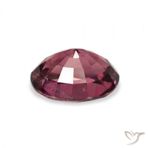 Granato rodolite Rosa Bacca Viola naturale da 2.46 ct, Ovale, VS