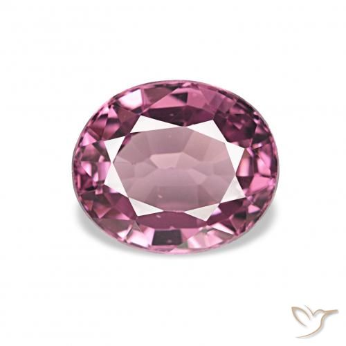 1.33ct Rosa violetto Granato rodolite, Ovale, VS