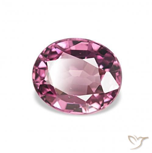 Granato rodolite Rosa violetto naturale da 1.33 ct, Ovale, VS