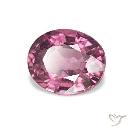 Granato rodolite Magenta-Rosa naturale da 1.03 ct, Ovale, VS
