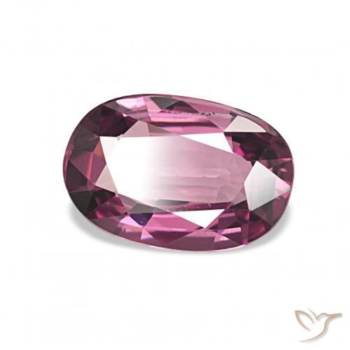 Granato rodolite Viola medio naturale da 1.78 ct, Ovale, VVS-VS