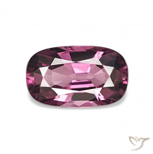 1.62ct Viola rossastro Granato rodolite, Cuscino, VVS-VS