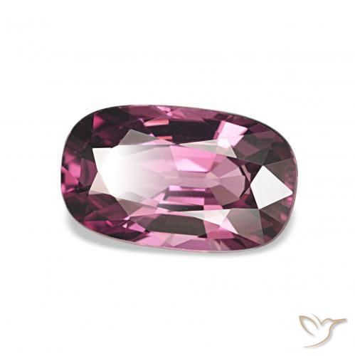Granato rodolite Viola rossastro naturale da 1.62 ct, Cuscino, VVS-VS