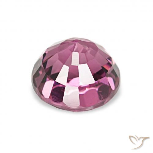 Granato rodolite Uva naturale da 1.18 ct, Rotondo, VVS-VS
