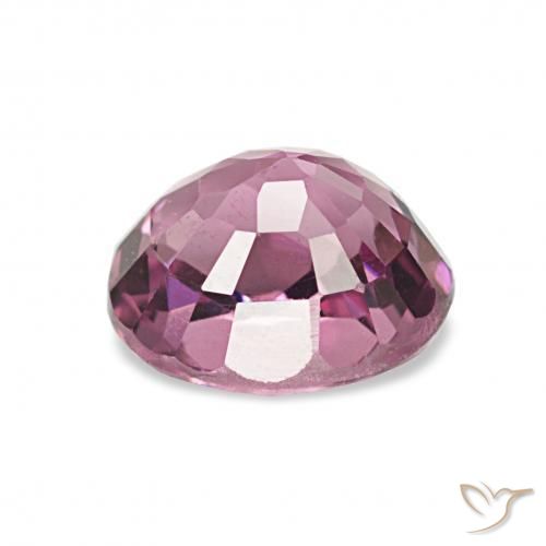 Granato rodolite Viola medio naturale da 1.73 ct, Ovale, VVS-VS