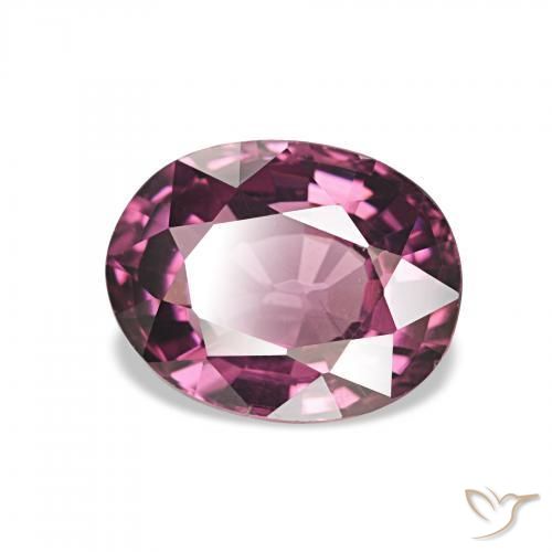 Granato rodolite Viola medio naturale da 1.89 ct, Ovale, VVS-VS