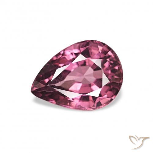 1.01ct Viola medio Granato rodolite, Forma a pera, VVS-VS