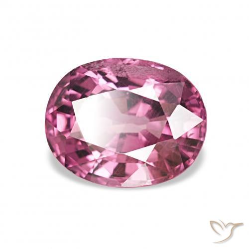 Granato rodolite Rosa violetto naturale da 1.57 ct, Ovale, VS