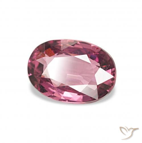 Granato rodolite Bacca Viola naturale da 1.11 ct, Ovale, VS