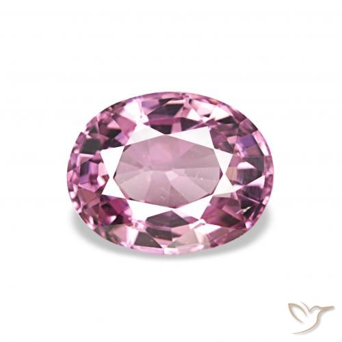 1.15ct Rosa violetto Granato rodolite, Ovale, VS