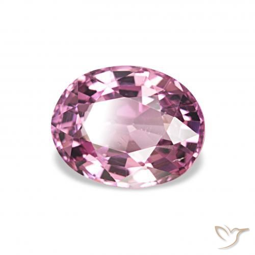 Granato rodolite Rosa violetto naturale da 1.15 ct, Ovale, VS