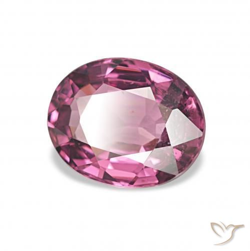 Granato rodolite Uva naturale da 1.30 ct, Ovale, VS