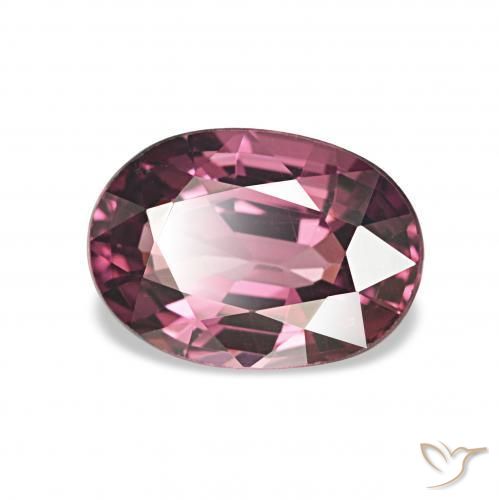 Granato rodolite Rosso lampone naturale da 1.28 ct, Ovale, VVS