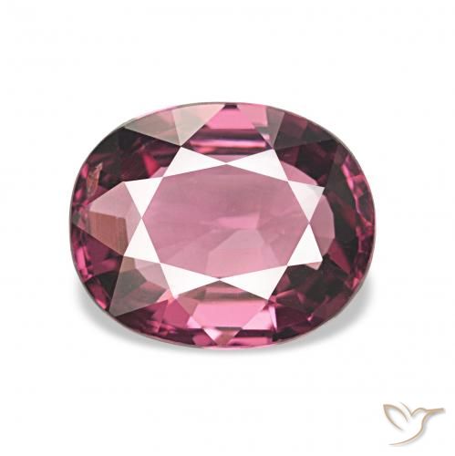1.58ct Magenta-Rosa Granato rodolite, Ovale, VVS