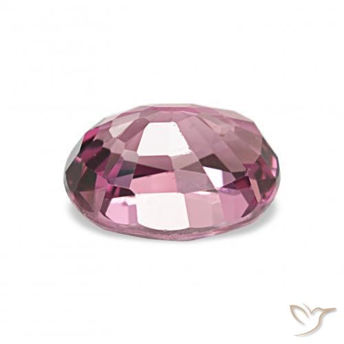 Granato rodolite Rosa violetto naturale da 1.33 ct, Ovale, VVS-VS