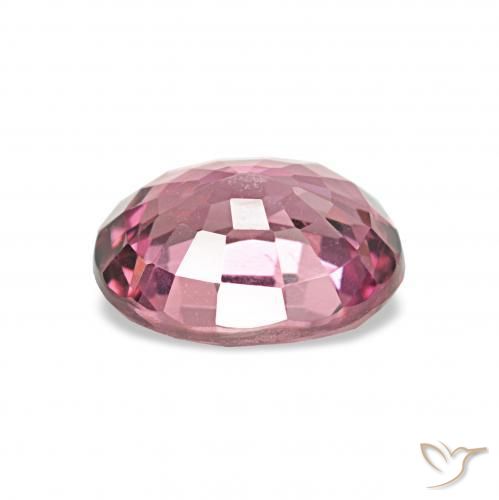 Granato rodolite Magenta intenso naturale da 1.23 ct, Ovale, VVS-VS