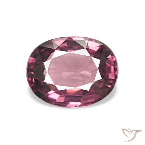 1.23ct Magenta-rosa scuro Dark Granato rodolite, Ovale, VVS-VS