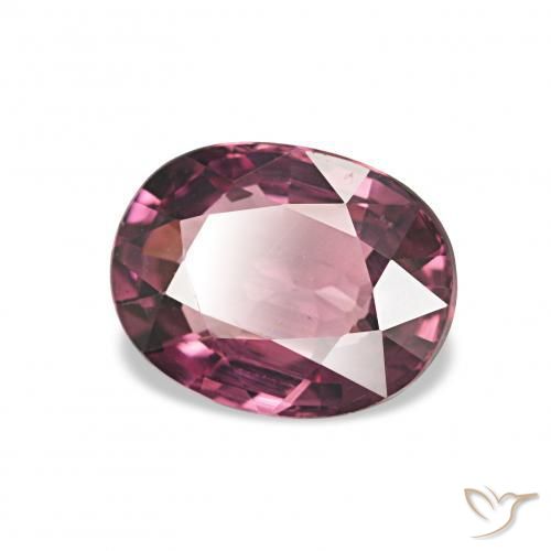 Granato rodolite Magenta-rosa scuro Dark naturale da 1.23 ct, Ovale, VVS-VS
