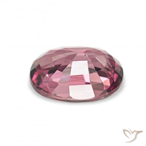 Granato rodolite Magenta-rosa scuro Dark naturale da 1.23 ct, Ovale, VVS-VS