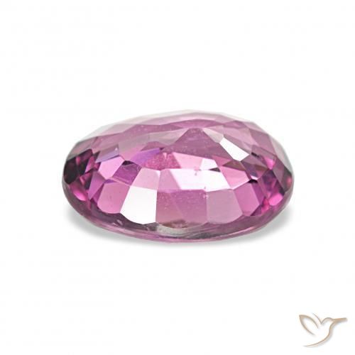 Granato rodolite Rosso Lampone Chiaro naturale da 1.27 ct, Ovale, VVS-VS