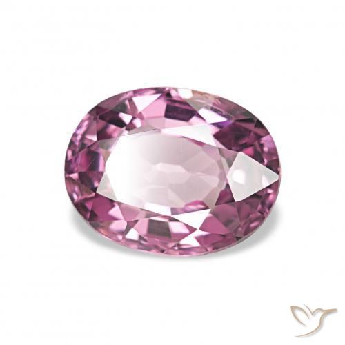 Granato rodolite Viola medio naturale da 1.14 ct, Ovale, VVS