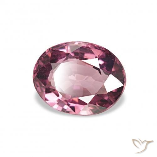 Granato rodolite Viola medio naturale da 1.15 ct, Ovale, VVS
