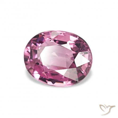 Granato rodolite Viola medio naturale da 1.12 ct, Ovale, VVS