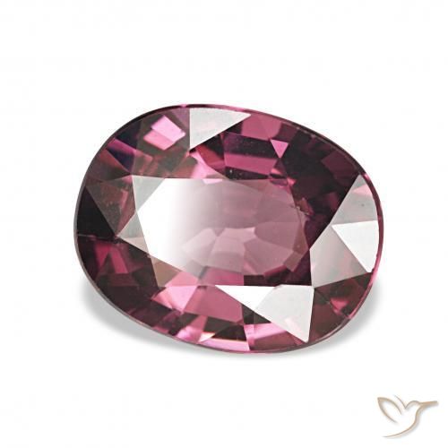 Granato rodolite Magenta-rosa scuro Dark naturale da 1.74 ct, Ovale, VVS