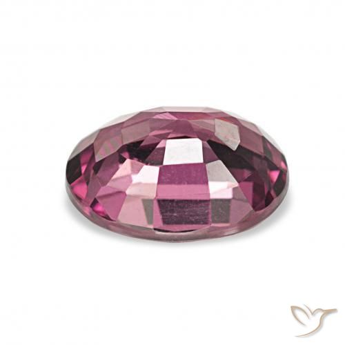 Granato rodolite Viola medio naturale da 1.50 ct, Ovale, VVS