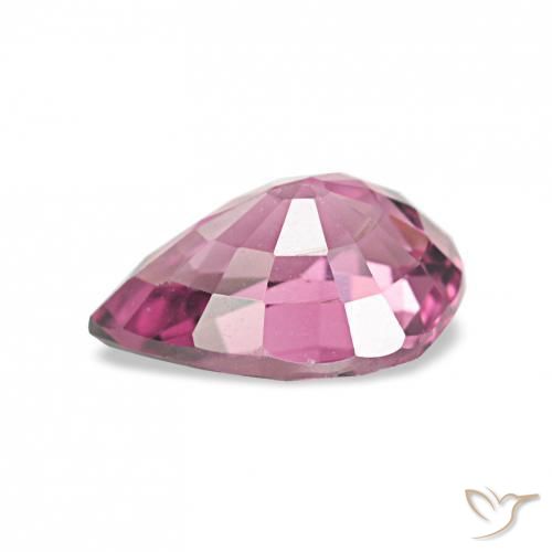 Granato rodolite Uva naturale da 0.97 ct, Forma a pera, VVS