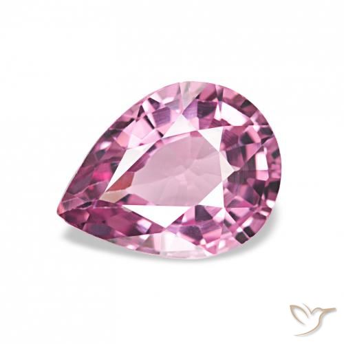 1.02ct Viola rossastro Granato rodolite, Forma a pera, VVS