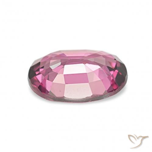 Granato rodolite Rosso lampone naturale da 1.18 ct, Ovale, VVS