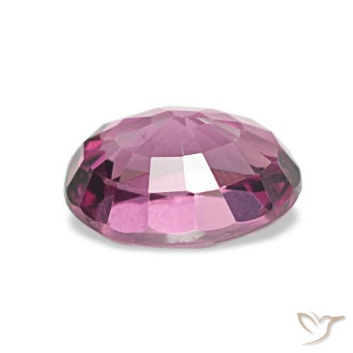 Granato rodolite Uva Brillante naturale da 1.27 ct, Ovale, VVS