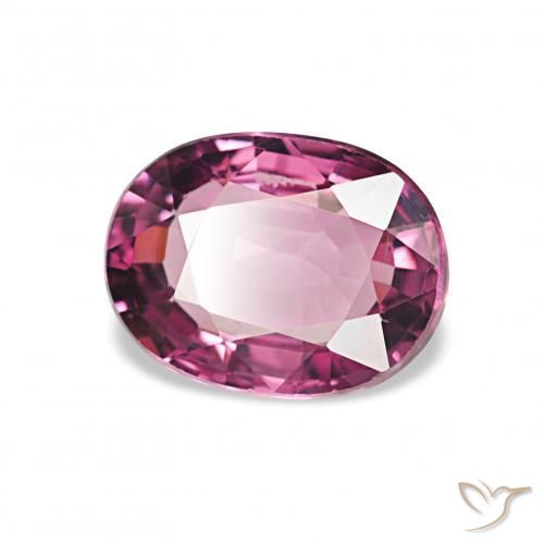 Granato rodolite Viola medio naturale da 1.17 ct, Ovale, VVS