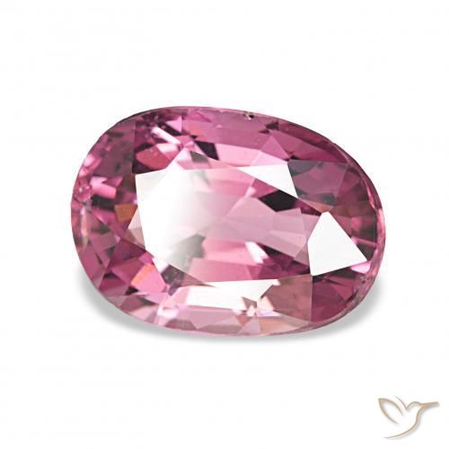 Granato rodolite Viola intenso naturale da 1.61 ct, Ovale, VVS