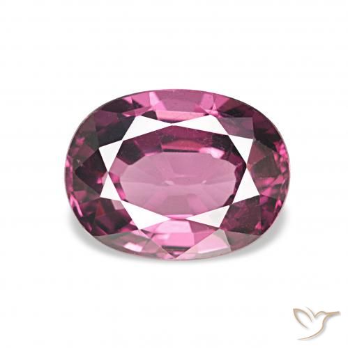 1.35ct Viola intenso Granato rodolite, Ovale, VVS