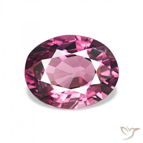 1.85ct Viola intenso Granato rodolite, Ovale, VVS
